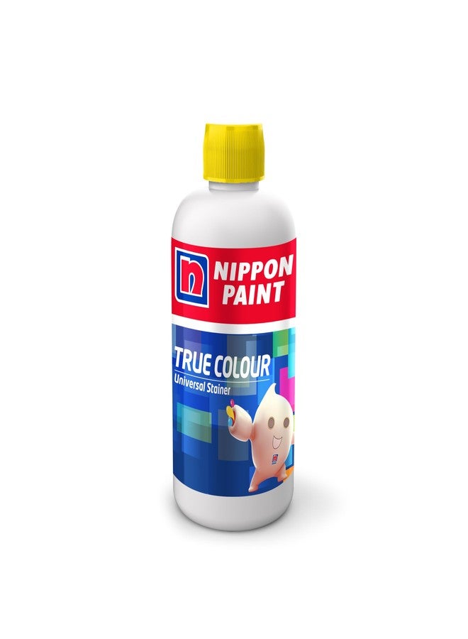 Nippon Paint صبغة نيبون بينت ترو كلر العالمية (أصفر سريع، ٢٠٠ مل) - صبغة عالية التركيز قابلة للذوبان في الماء، غير سامة، لا تتلاشى - مناسبة للمستحلبات البلاستيكية، والمينا، والدهانات، والدهانات الزيتية - للاستخدام المنزلي - Image 1